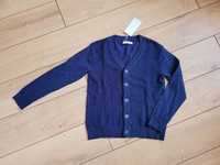 Nowy rozpinany sweter chłopięcy Reserved 128 7-8lat kardigan elegancki