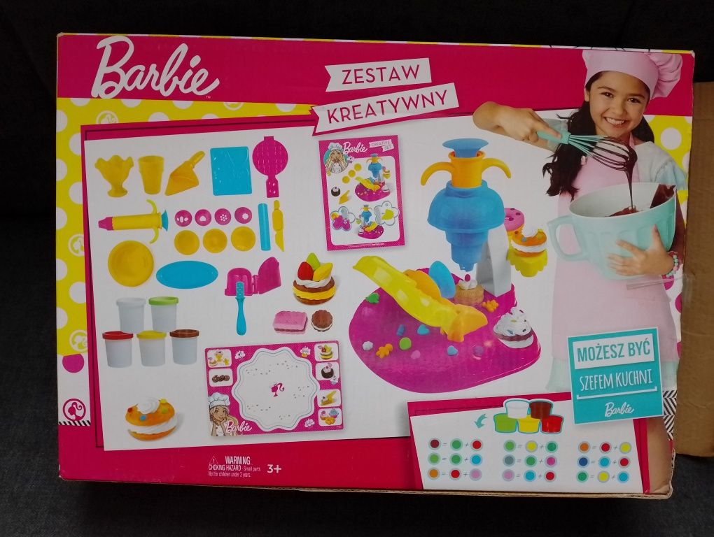 Zestaw kreatywny Barbie ciastolina