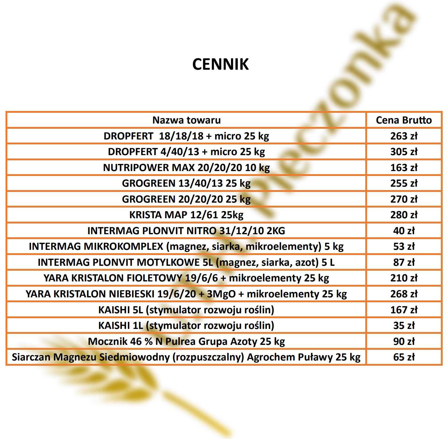 GROGREEN 13-40-13 NPK 25kg nawóz dolistny odżywka