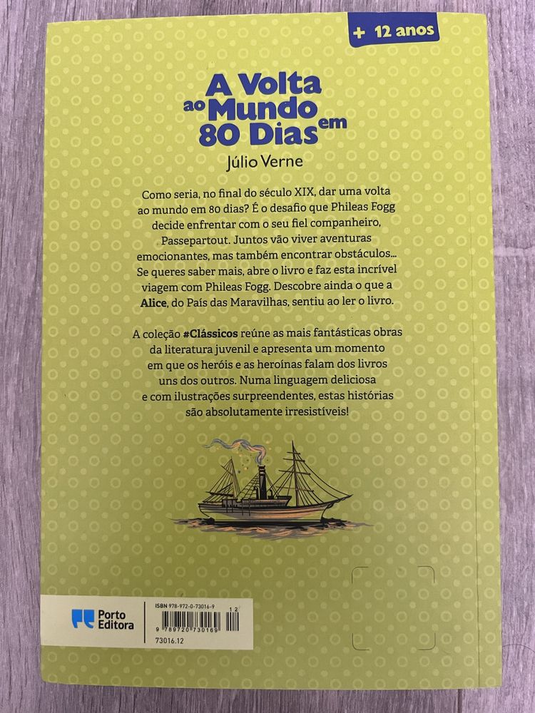 A Volta ao Mundo em 80 Dias - Livro PT