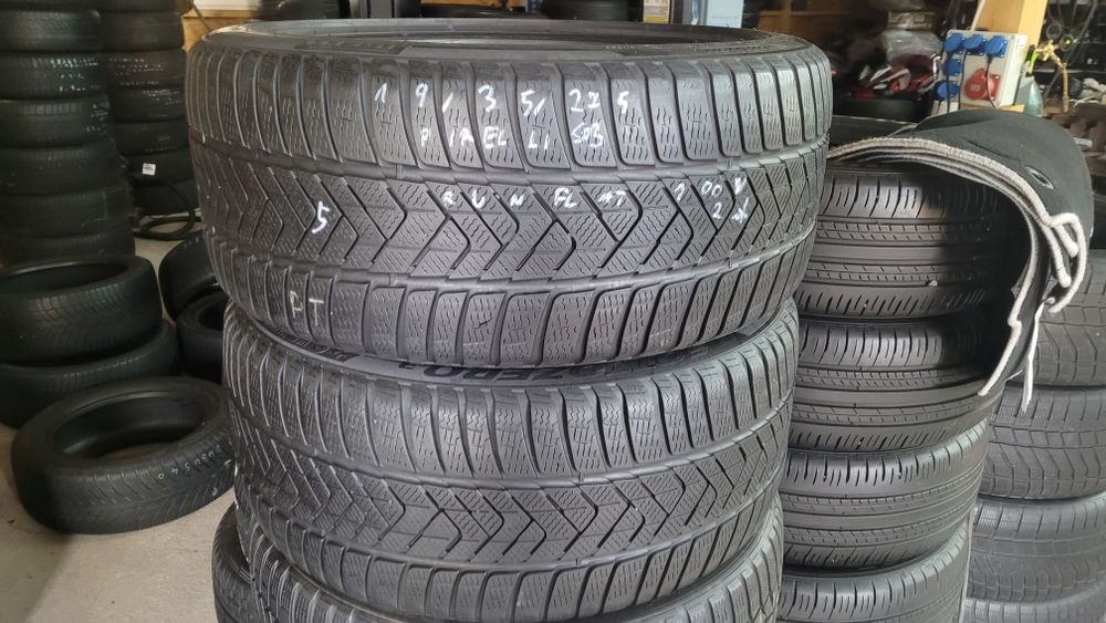 Dwie zimowe opony Pirelli 275/35/19