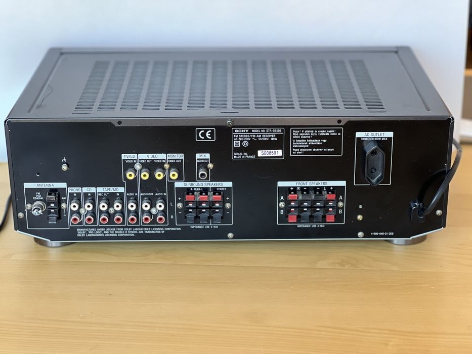Amplificador Sony STR-DE505 – Clássico  HIFI