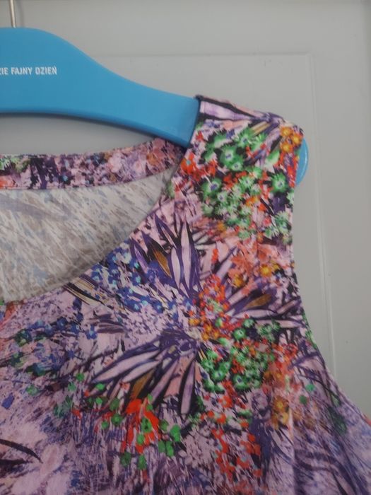 StoffArt Germany design kobieca sukienka flowers jedwabny cotton r XXX