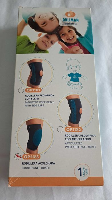 Joelheira Acolchoada Proteção Pediátrica - Orliman - 6 a 12 anos