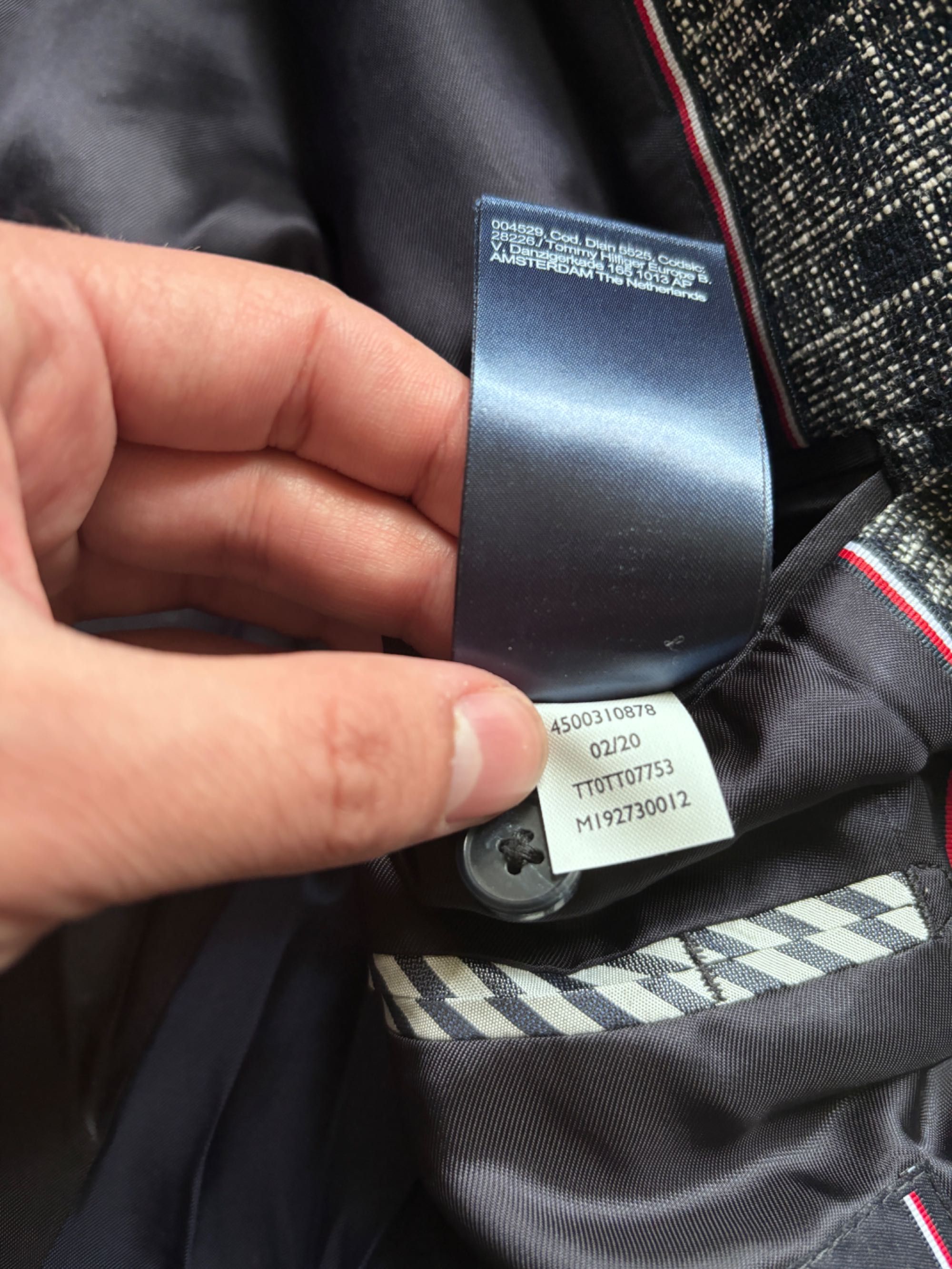 Tommy Hilfiger tailored полосатий повсякденний сірий піджак
