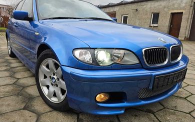 Maska błotnik zderzak przód M pakiet BMW E46 490/5 estoriblau met