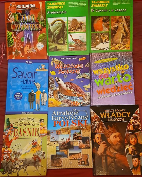 Różne książki dla dzieci, każda po 5zł