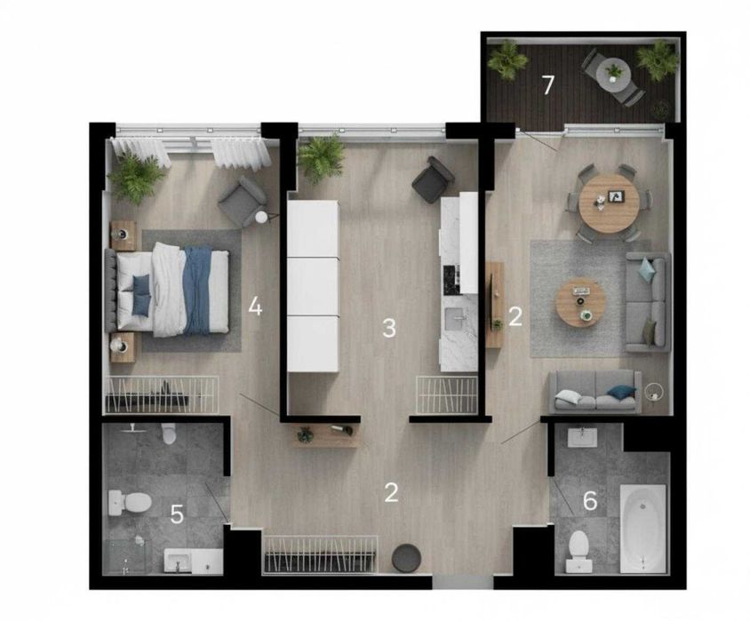 Продаж 2кім квартири в ЖК «Фемелі Плаза»/ ПЕРЕУСТУПКА