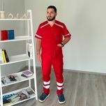 Медичний костюм чоловічий , костюм літній швидка допомога чоловічий