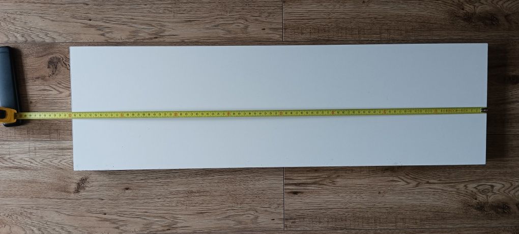Półka ścienna biała 80x23,5x4