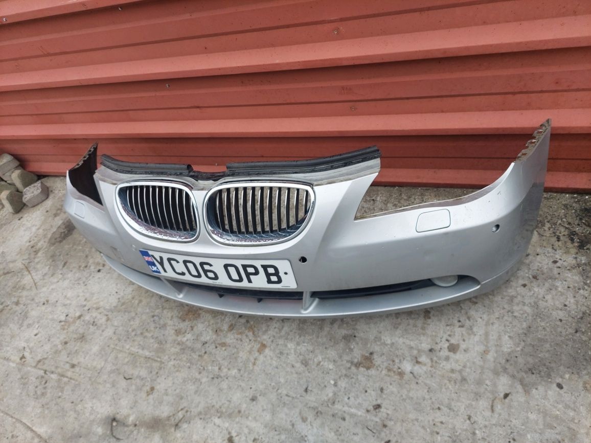 Zderzak Kompletny Przód BMW E60 E61 Titansilber PDC