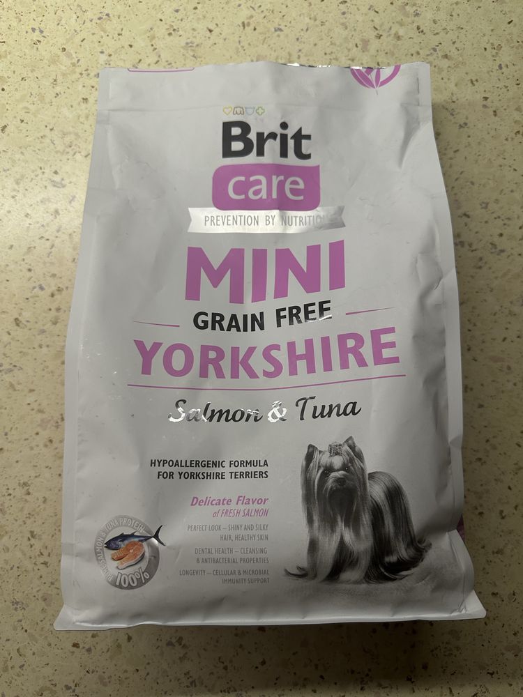 корм для собак Brit Care Grain-free Mini Yorkshire Salmon&Tuna