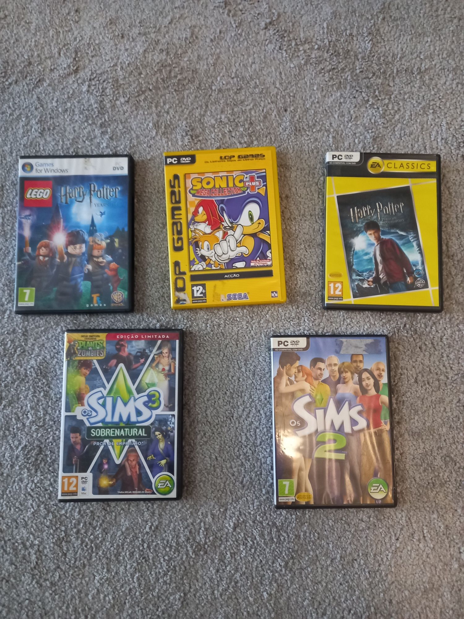 Vendo 5 jogos para PC