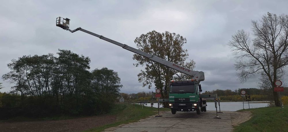 Wynajem zwyżki podnośnika koszowego 24h/7 Płońsk Wyszogród Legionowo