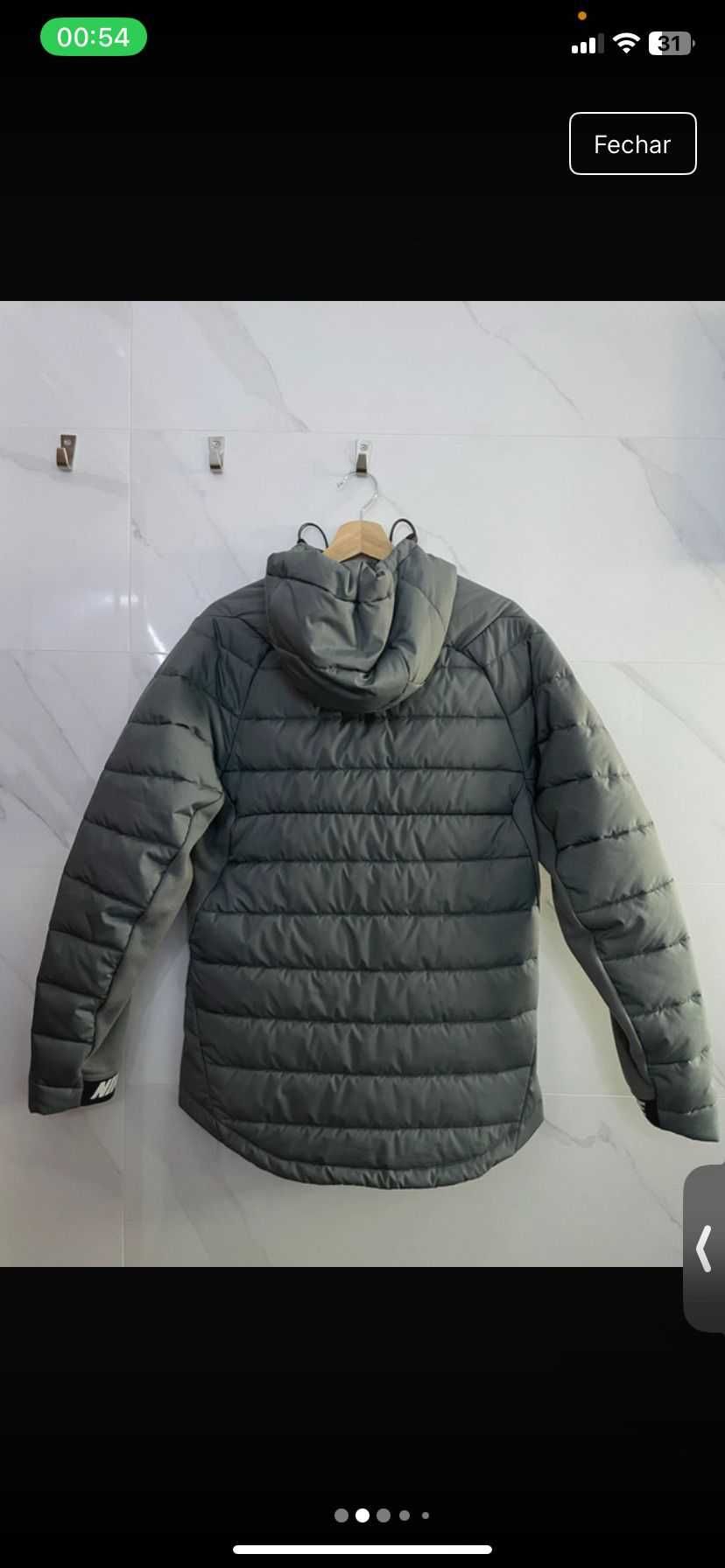 Casaco Cinza Nike