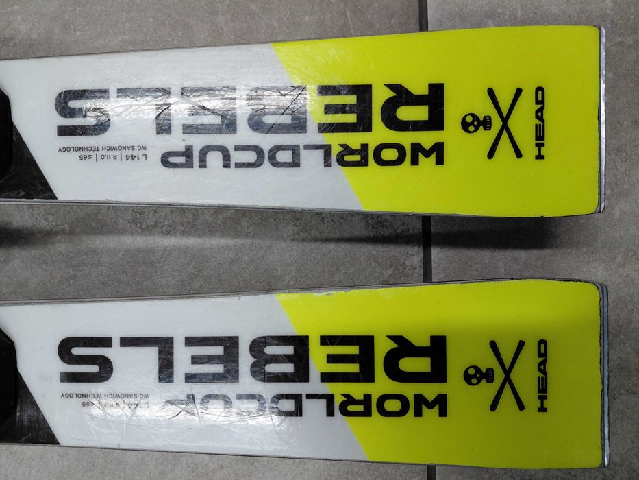 Narty Head WC Rebels I.SL  RD Team używane 144 cm