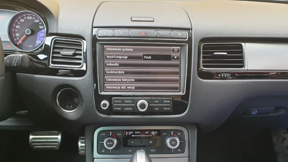 VW Touareg RNS 850 Polskie Menu Lektor, Mapa 6.36.0  2023