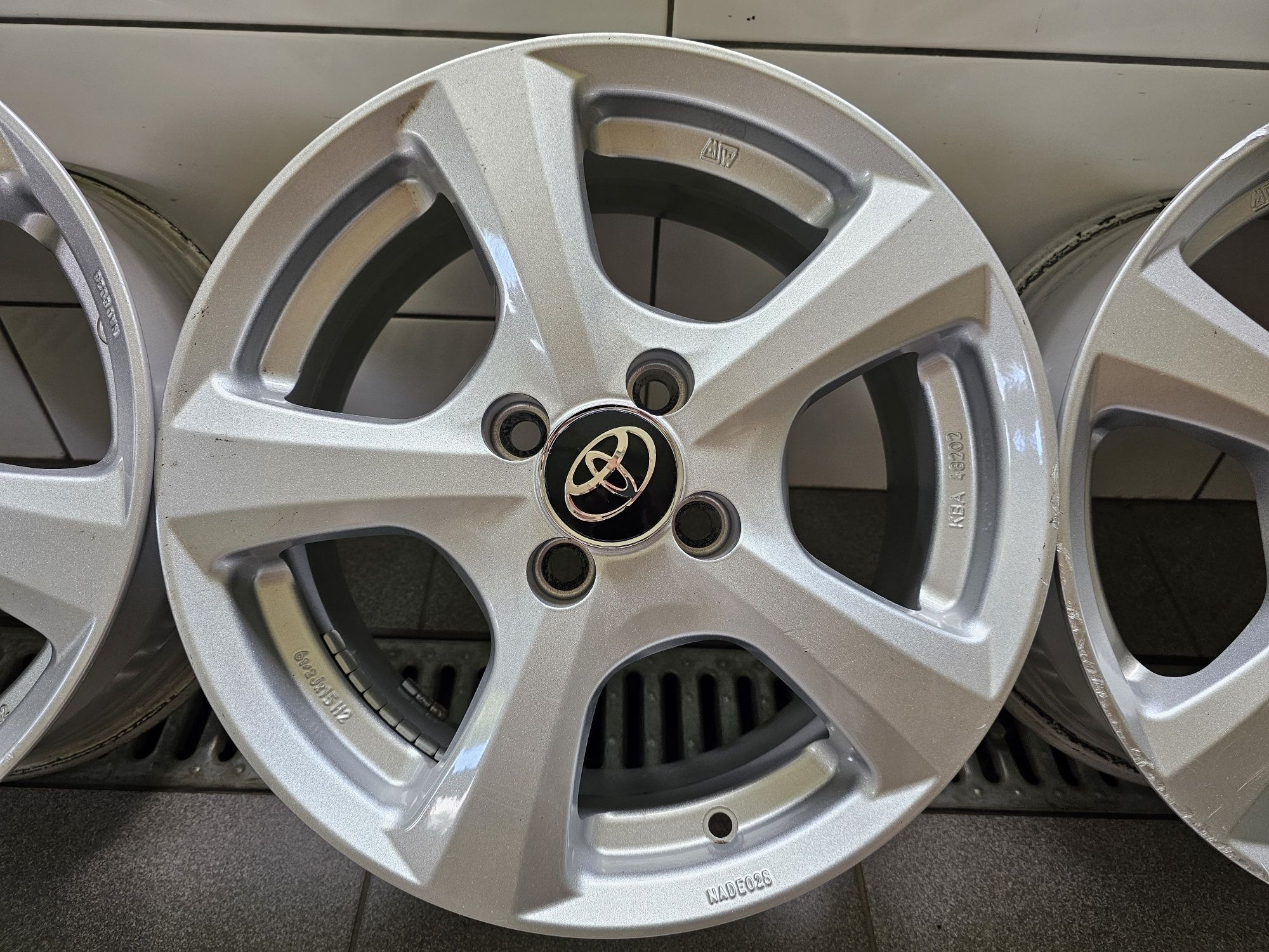 Alufelgi 15 4x100 Hyundai I10 I20 Honda Jazz Toyota Yaris Kia Rio Pica
