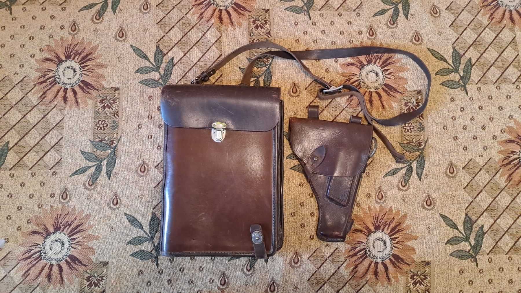 Офіцерський планшет польовий з кобурою і шомполом з давніх часів