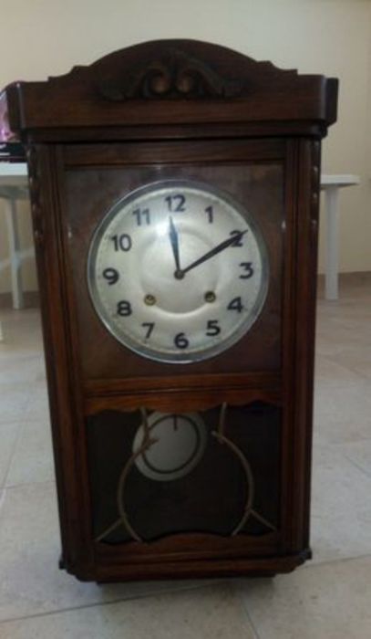 Relógio parede corda Reguladora - reliquia antiguidade