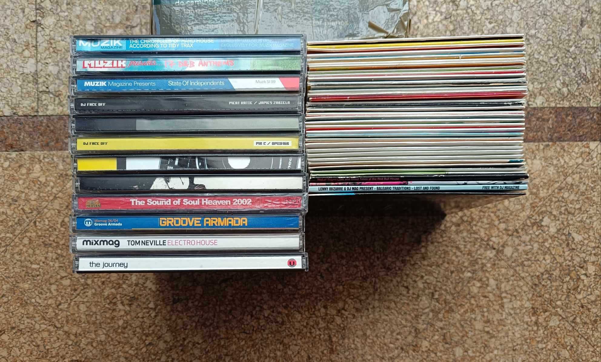 CDs de Revistas de Música de Dança - Mixmag / DJ Mag / Traxx / Muzik