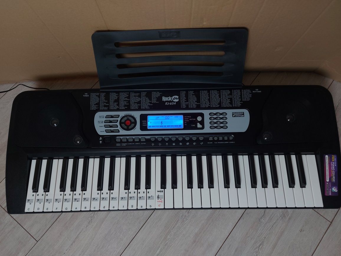 Keyboard, piano rocjkam RJ-654. 54 klawisze