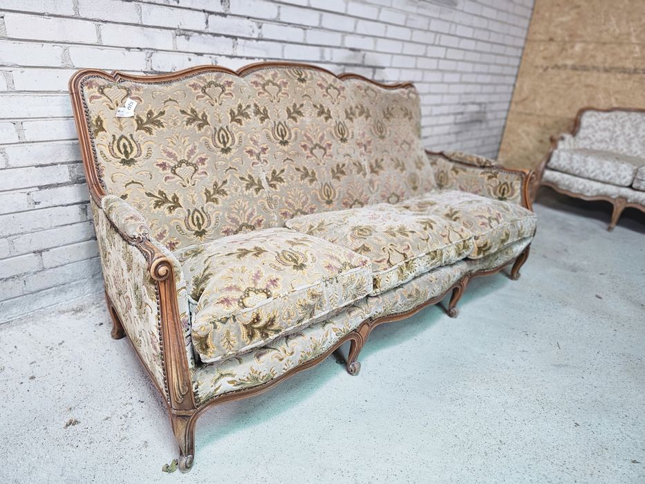 Kanapa sofka w stylu ludwikowskim  Ludwik #94 *WYPRZEDAŻ*  Stylowy Węg