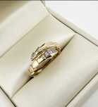 Pierścionek zloto 14k wąż serpenti bvlgari 585 unisex damski meski 21