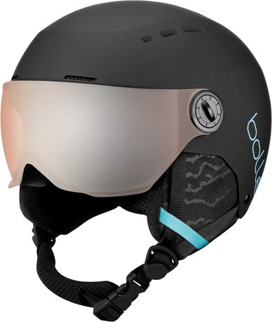 Kask Narciarski Bolle QUIZ VISOR 49-52 cm Czarny Mat