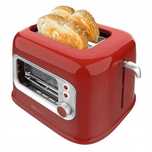 Toster Retro Czerwony Design Na Dwie Kromki 700W Opiekacz