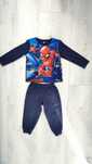 Granatowa dwuczęściowa polarowa piżama chłopięca Spider-Man r. 98