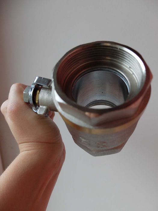 Кульовий кран латунний великий Formec 1 1/2 DN40 Італія