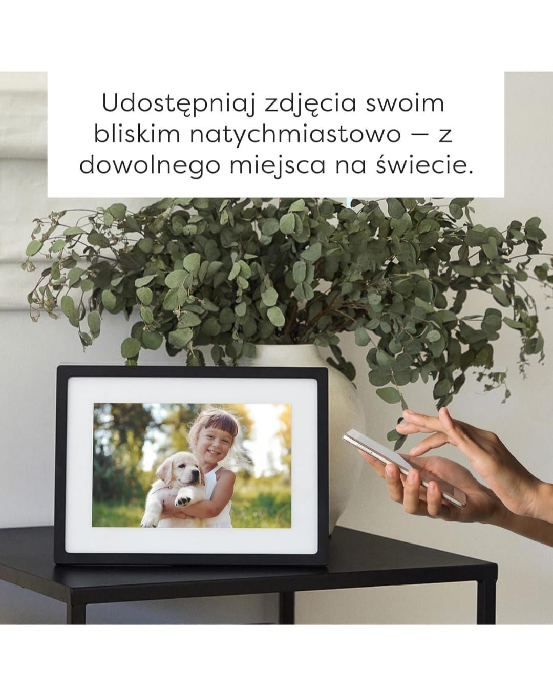 Skylight Frame CYFROWA Ramka Na Zdjęcia WiFi 10" ekran dotykowy aplika