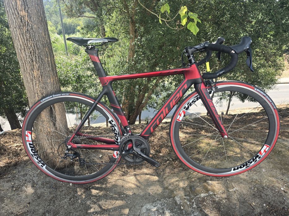 Bicicleta de carbono rodas carbono