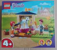 Nowy zestaw LEGO Friends 41696 Kąpiel dla kucyków w stajni wiek 4+