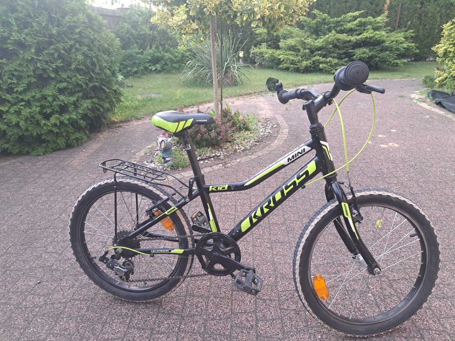 Rower Kross Kid Hexagon Mini 20 + bagażnik + lusterko