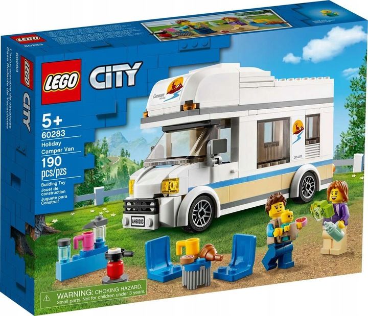 Lego City - Wakacyjny Kamper - 190 Elementów 60283