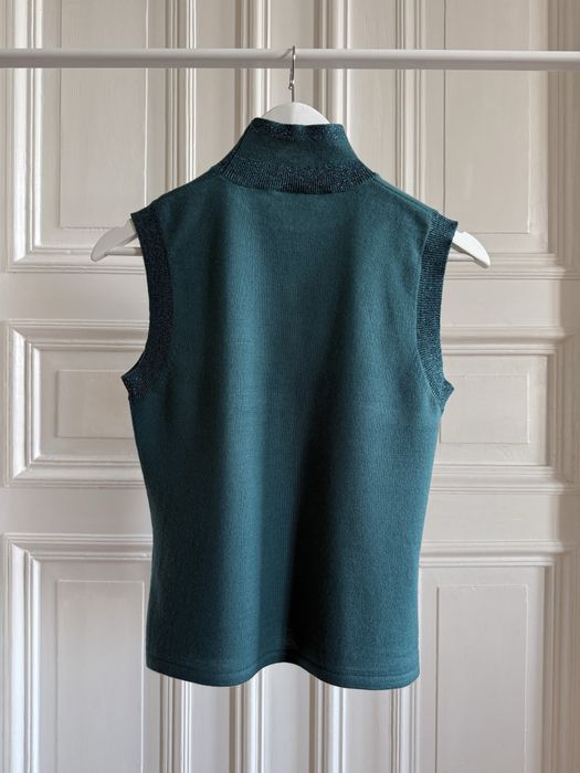 Austin Reed Acrylic/Wool Knit - sewter z akrylu i wełny