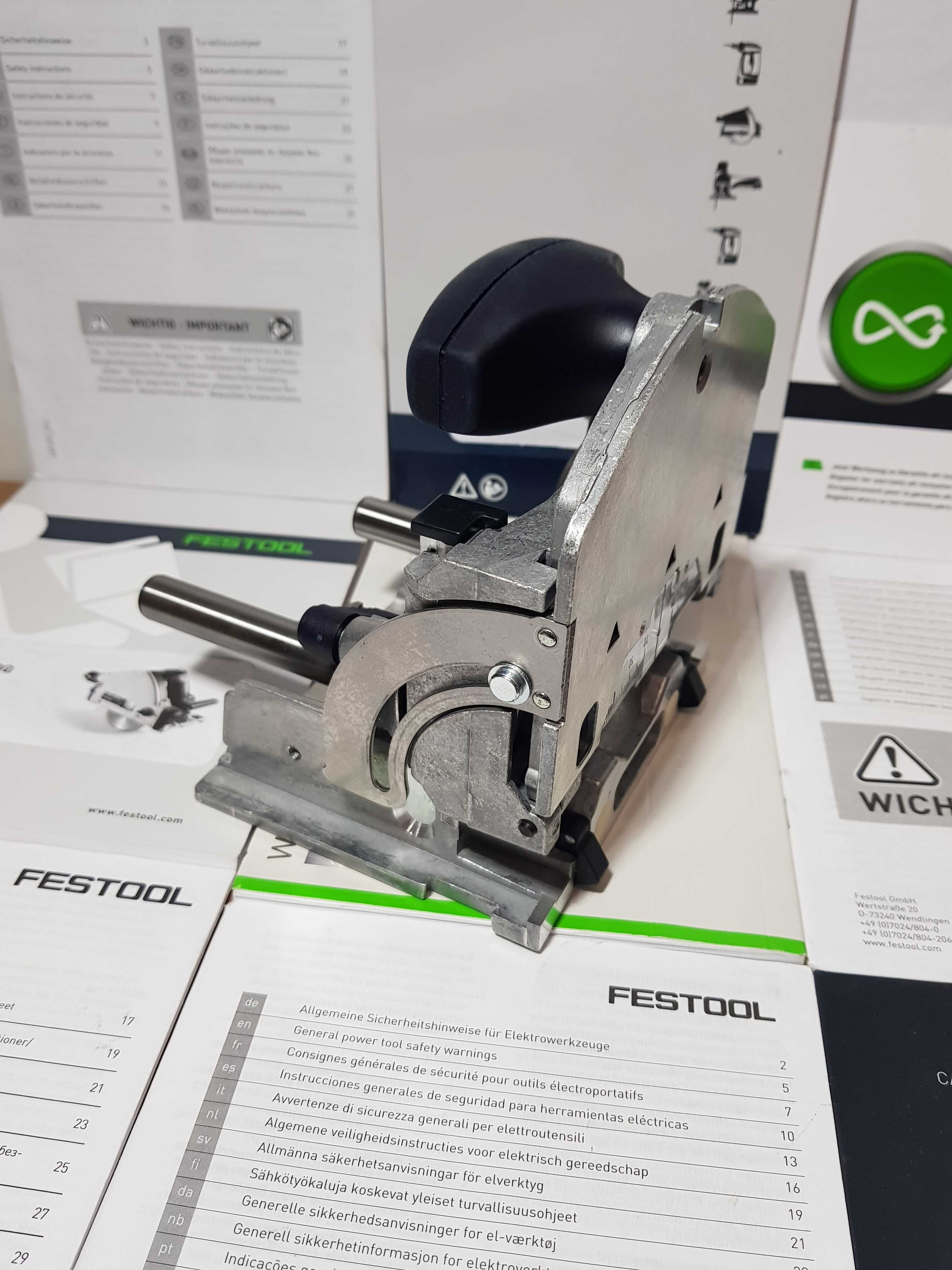 Prowadnica stól z szynami FESTOOL DF 500 Q frezarka domino Nowy