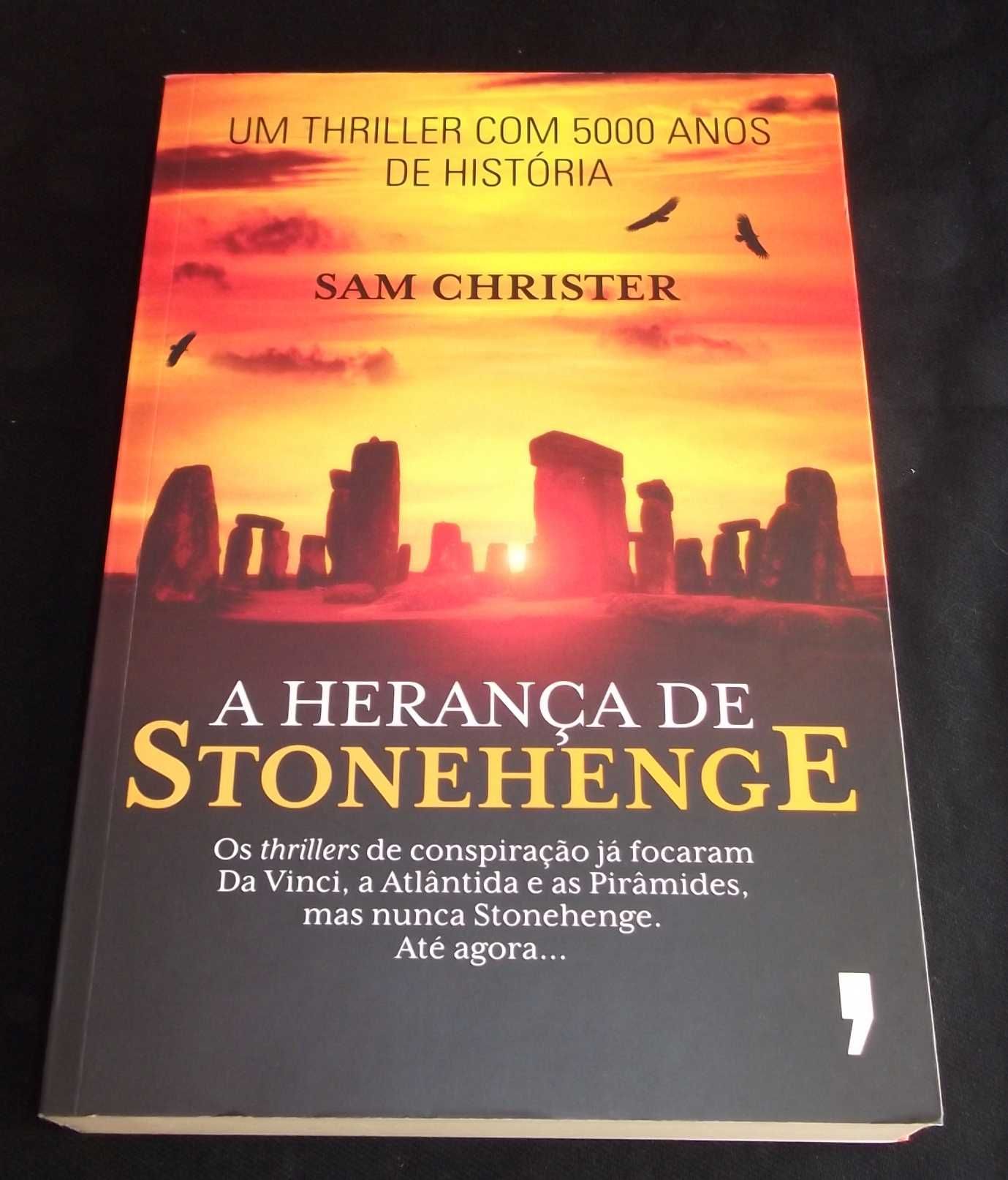 Livro Herança de Stonehenge Sam Christer Thriller