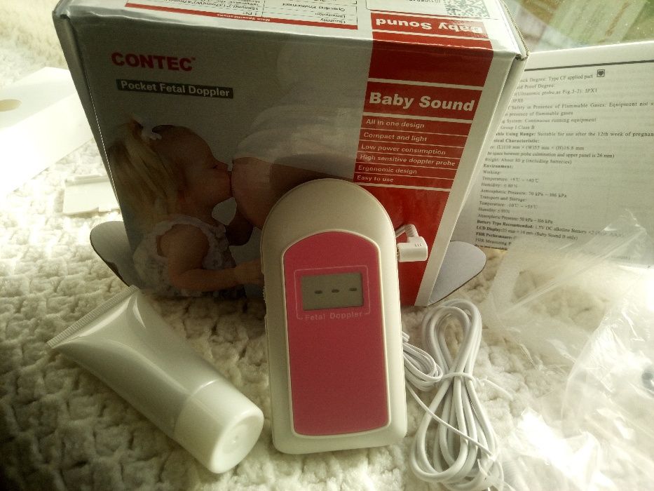 BabySound - Escutar/Visualizar batimentos Bebé Doppler Fetal - Novo