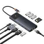 Hub Usb 11w1 Baseus Metal Gleam Series Ii Usb-a/usb-c Pd/hdmi/dp/rj45/