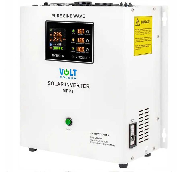СОНЯЧНИЙ ІНВЕРТОР volt polska SINUS PRO 1400-2000W 24V 230V