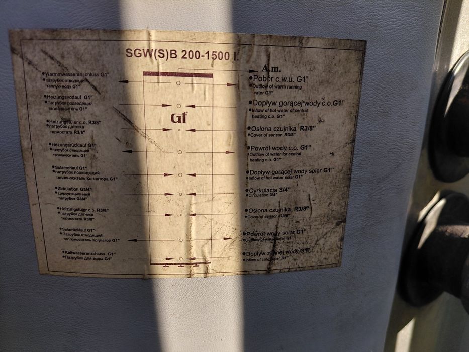 Zbiornik wody użytkowej