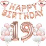 UrodzinyZestaw Urodzinowy Balony Dekoracje Baner Happy Birthday