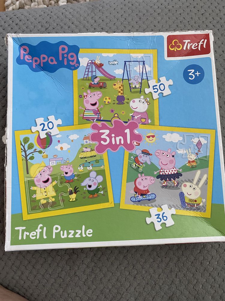Puzzle trefl peppa pig swinka peppa