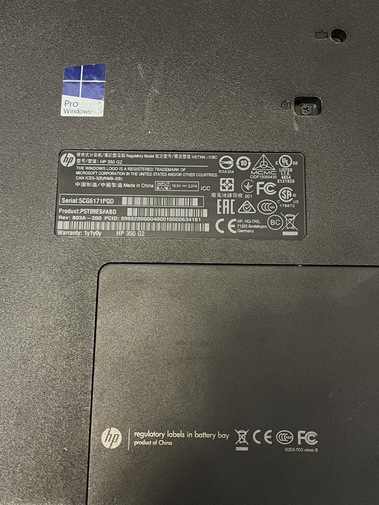 Laptop Samsung 350E