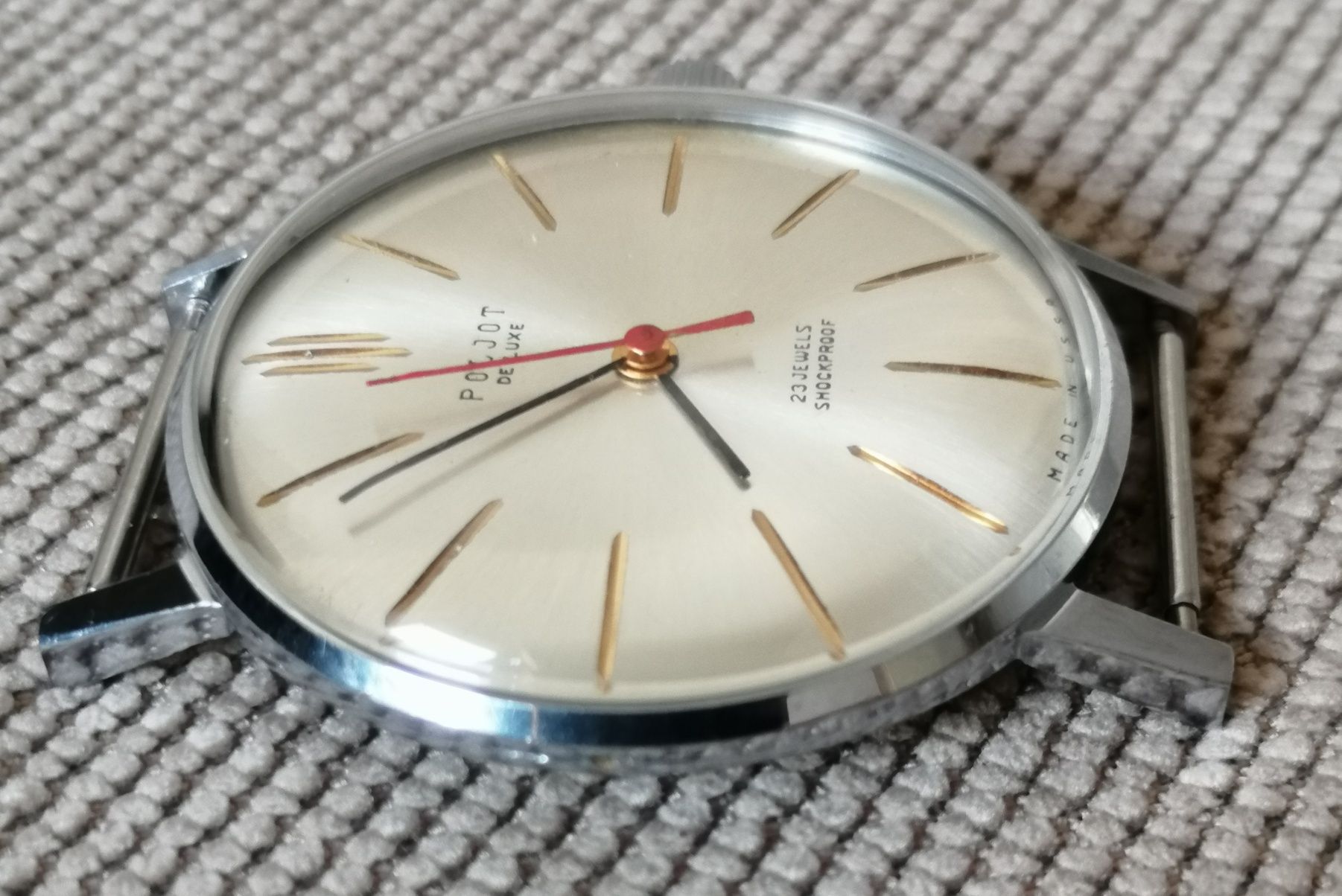 Zegarek Pojot de lux 23  po serwisie gwarancja 1 rok- eksperyment