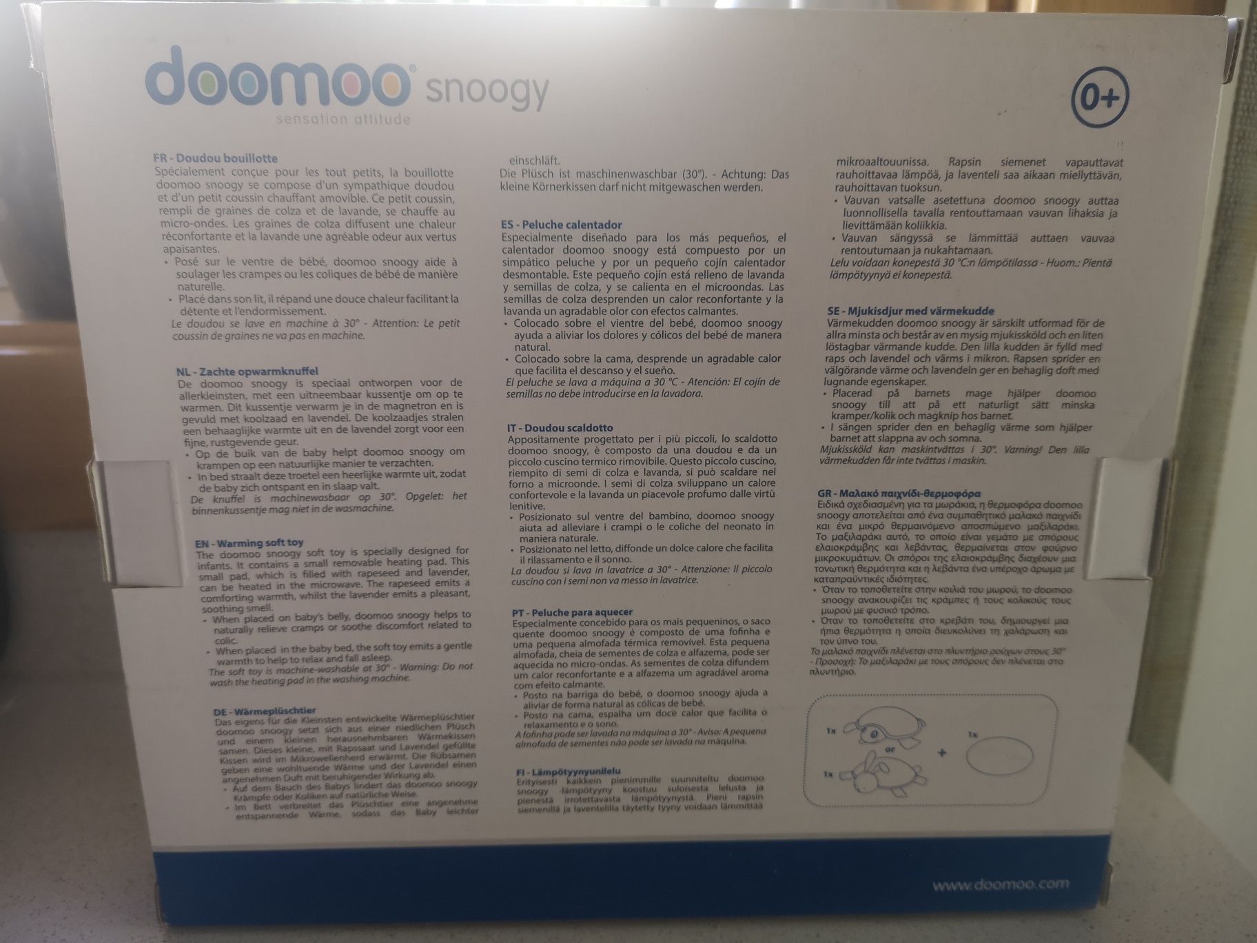 Doomoo snoogy Almofada colicas