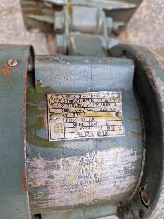 Silnik Besel BZTe032i/S  220/380 V  0,25 kW